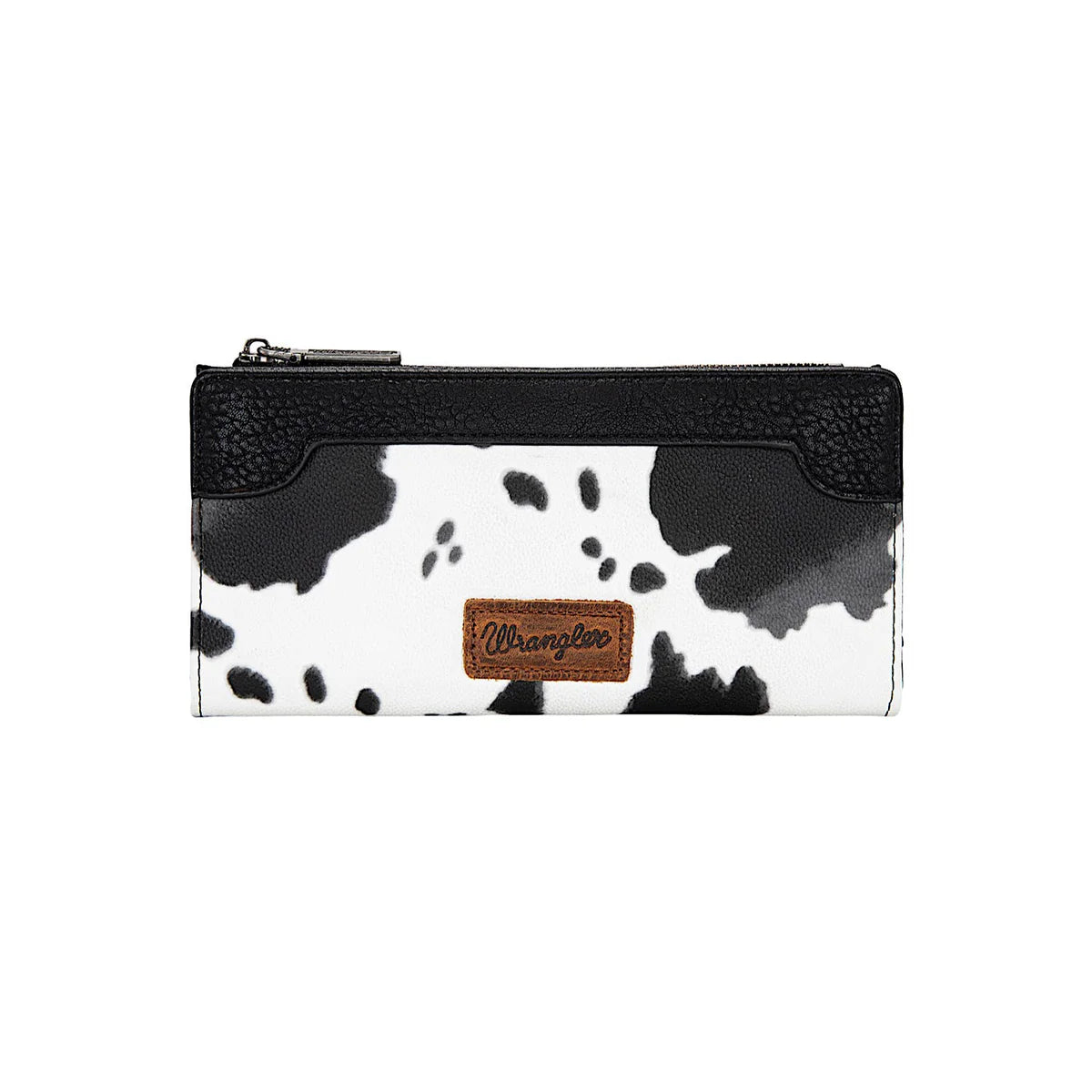WRANGLER Cow Print Slim Wallet