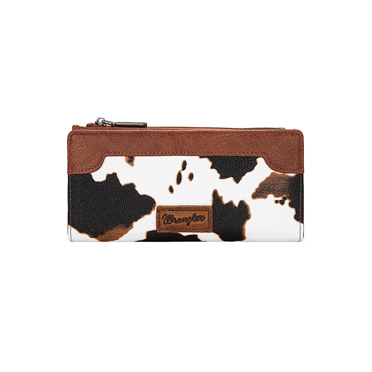 WRANGLER Cow Print Slim Wallet