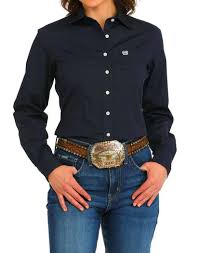 CINCH Womens Navy Shirt