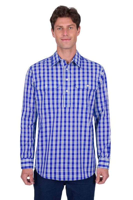 HARDSLOG Levers Mens Half Button Shirt