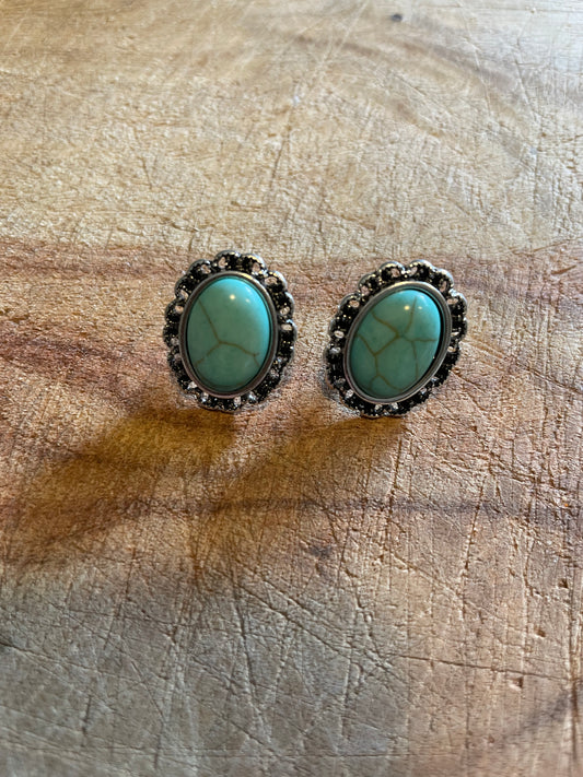 Earrings - Vintage Turquoise 26