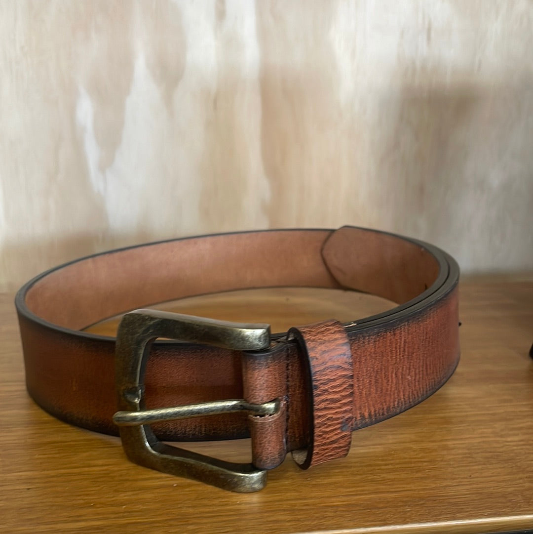 Belt - Outback King Leather Belt Brnt 17