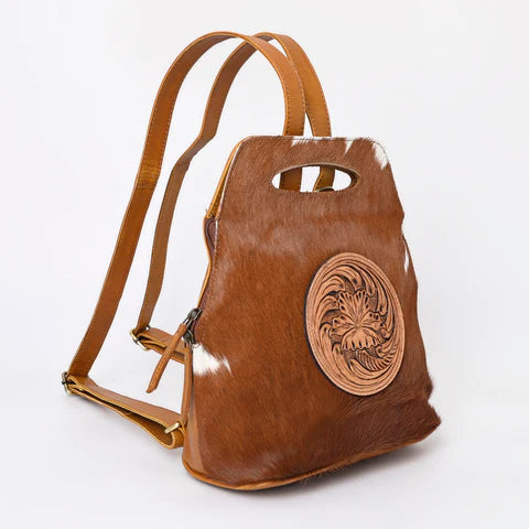 Montana West  - 100% Genuine Hair-On Cowhide Leather Backpack