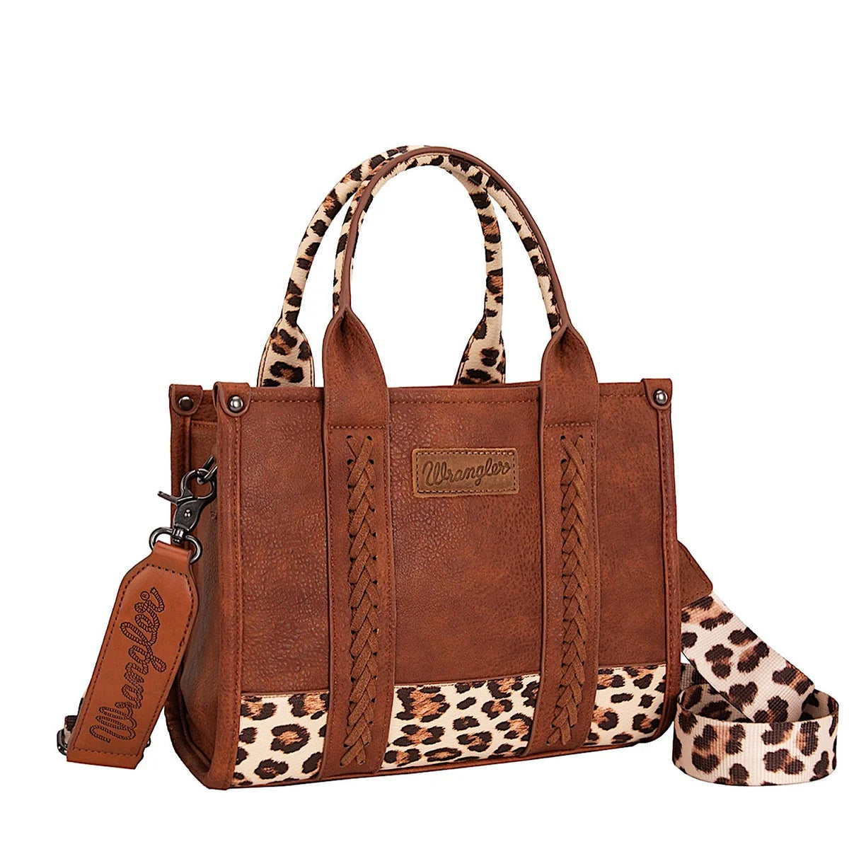 WRANGLER Leopard Print Crossbody Bag