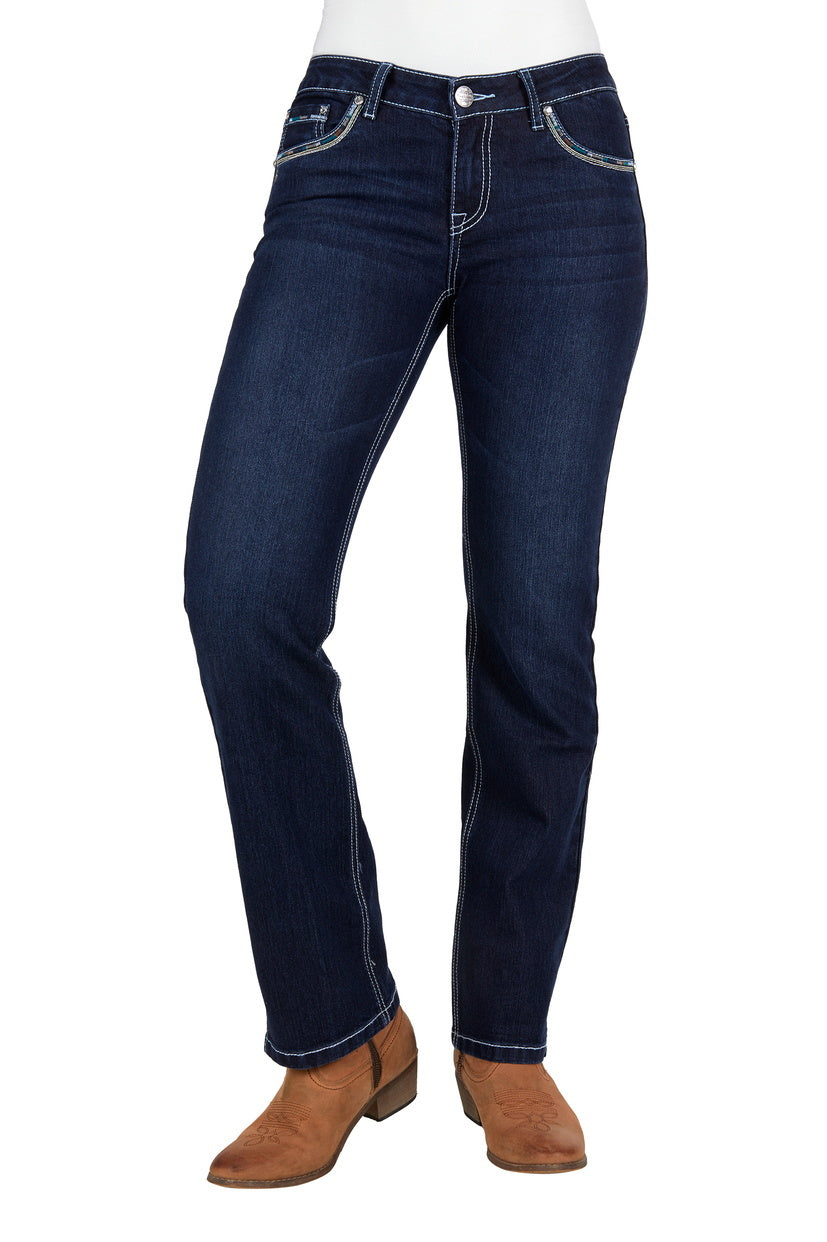 PURE WESTERN Womens Jeans - Oda Straight Leg