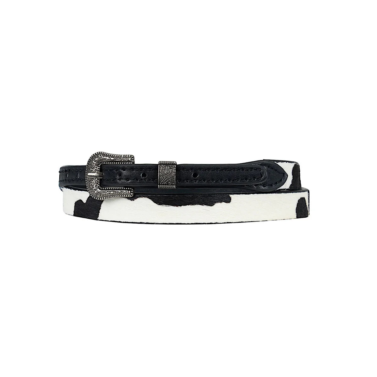 PURE WESTERN Georgie Hat Band BLACK/WHITE