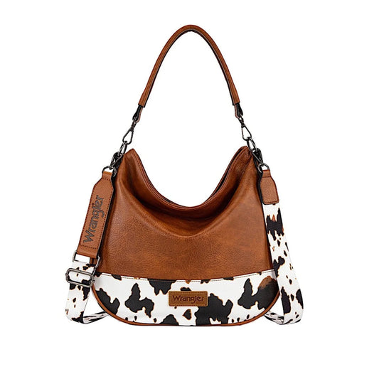 WRANGLER Animal Print Slouch Bag